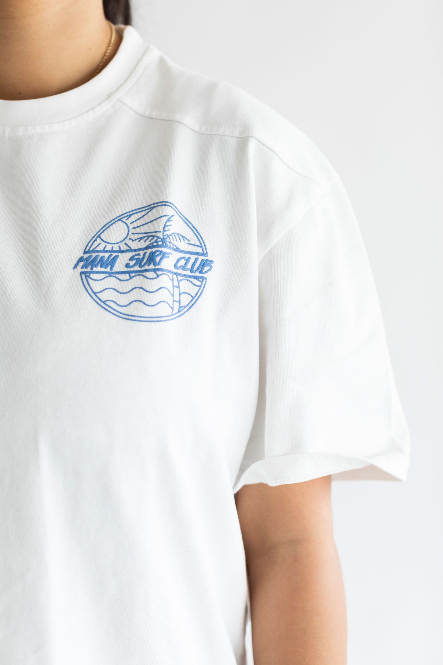 Surf Club Tee - Washed White