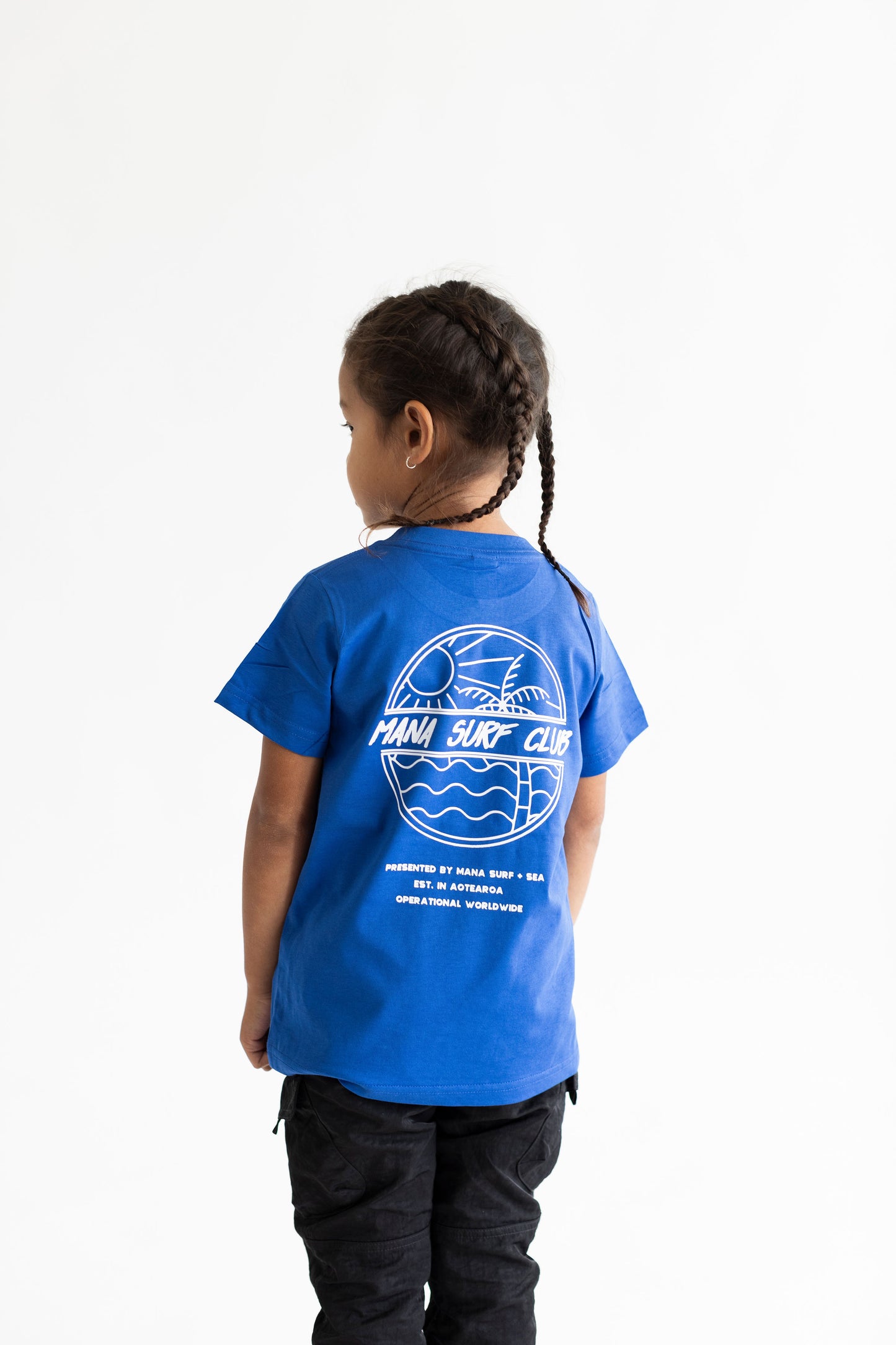 Kids Surf Tee - Blue