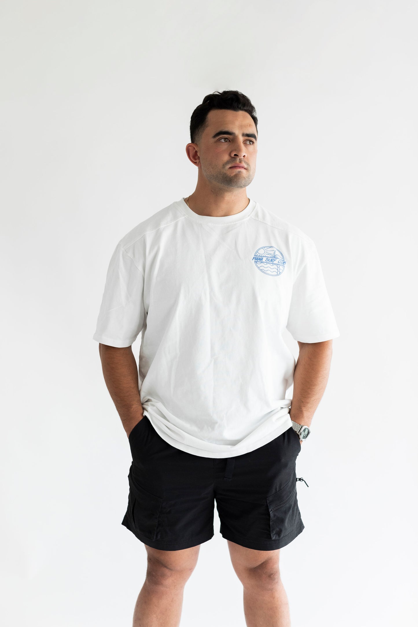 Surf Club Tee - Washed White